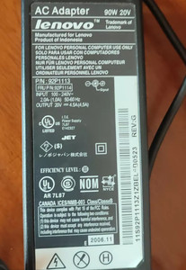 Lenovo 92P1113 20V 4.5A 90W Laptop Netzteiladapter Ladegerät