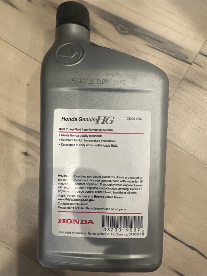 Honda Dual Pump fluid 2 - Image 2 of 3