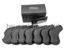 Titleist TA24ICVSK 2024 Golf Jet Black Premium Iron Head Cover Set 7ea