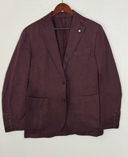LUBIAM L.B.M. 1911 Two Button Cotton-Linen Sports Jacket Size 38 101