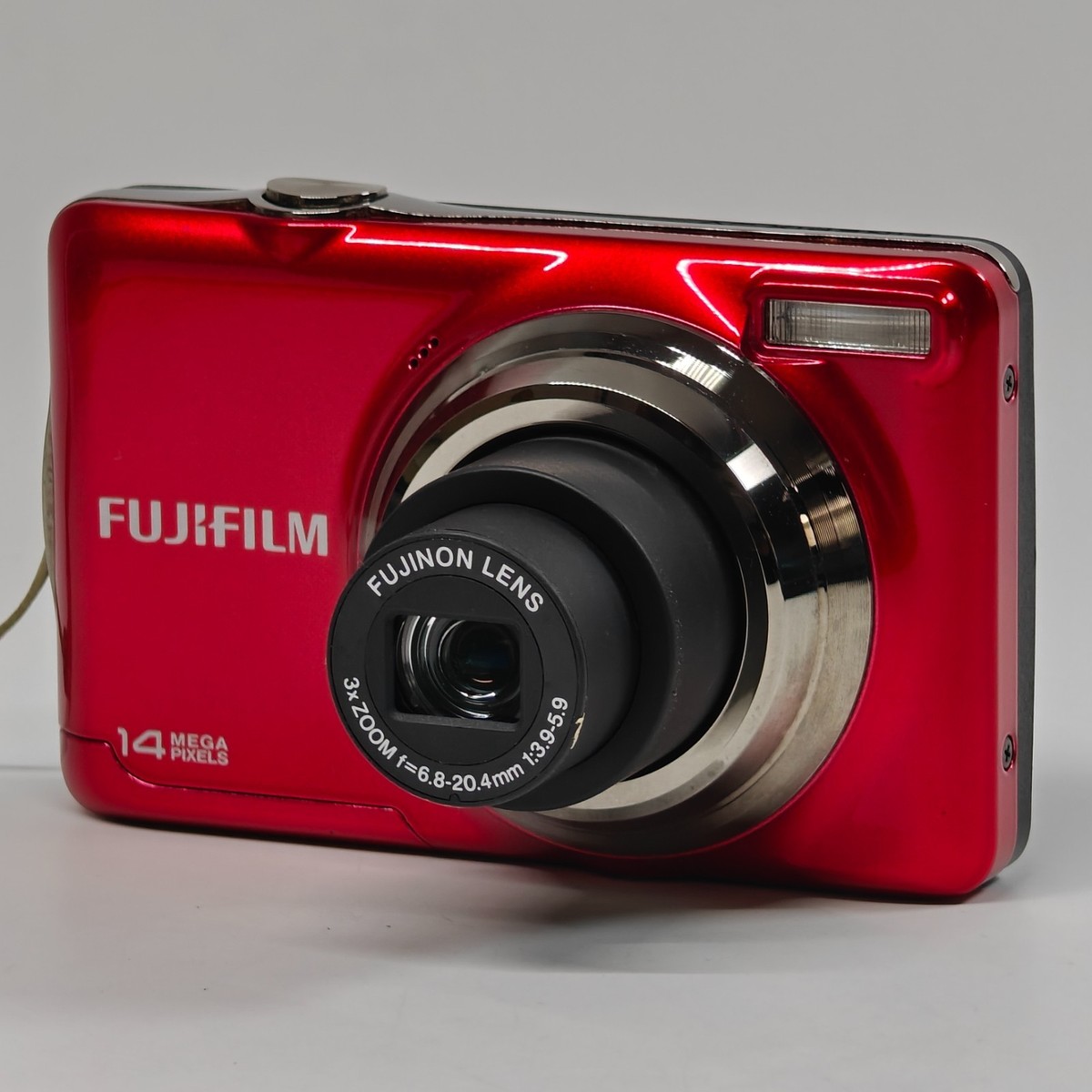 Fujifilm FinePix JV300 14MP Digital Camera Red 3x Zoom Compact
