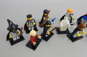 13pc LEGO Harry Potter Minifigure Lot Goblin Chess Queen 4704 Ron Hermione
