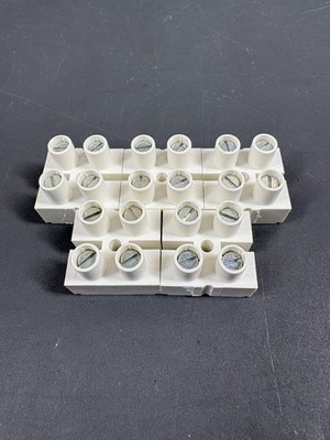 50x WECO 500V Ceramic Screw Terminal Block 2-Pole Heavy Duty Connector