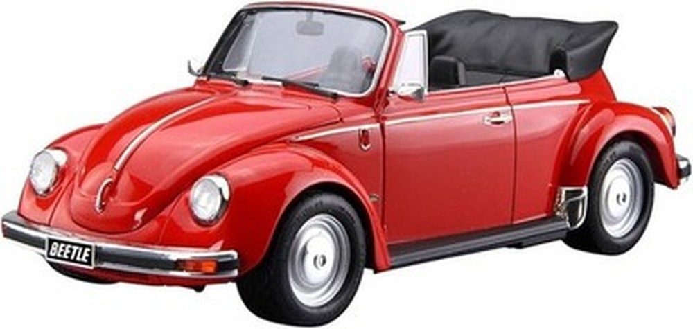Aoshima 1/24 No.75 Volkswagen 15ADK BEETLE 1303S Cabriolet 1975 model kit Japan
