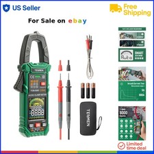Digital Clamp Meter Multimeter AC/DC Voltage Current Resistance Capacitance T...