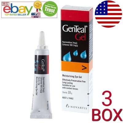 Genteal Gel 3 Pack OFFICIAL Dry Eye Solution Lubricant 30g Exp.Next 3 Years 799891387818| eBay Genteal Gel 3 Pack OFFICIAL Dry Eye Solution Lubricant 30g Exp.Next 3 Years 799891387818| eBay
