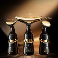 3 in 1 Face Massager Neck Eye V-Line Lifting Anti Aging Wrinkle Beauty Device