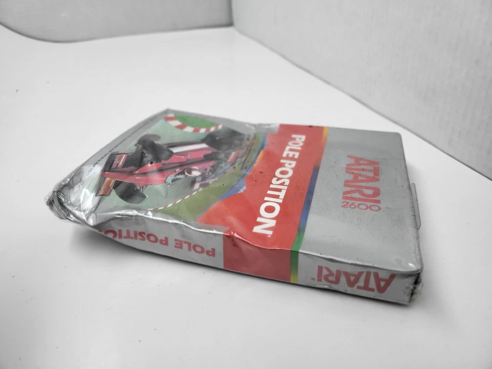 POLE POSITION GAME NEW FACTORY SEALED W/CRUSHED BOX FOR ATARI 2600 USA NTSC - Image 4 of 4