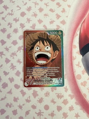 Monkey.D.Luffy OP13-001 Leader Alt Carrying On His Will One Piece TCG Mint  