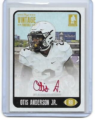 Otis Anderson JR 2021 ONYX RC Rookie RED INK ON Card AUTO UCF Autograph MURDER