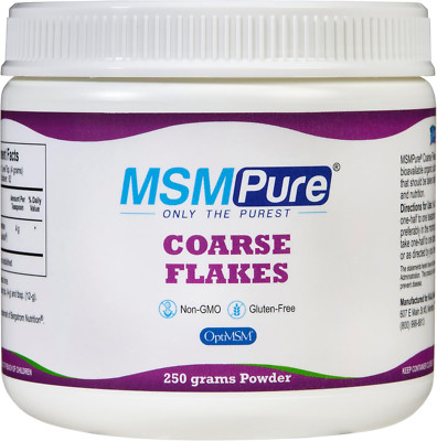Msmpure Coarse MSM Powder Flakes   Organic Sulfur for Joint Flexibility, Skin...