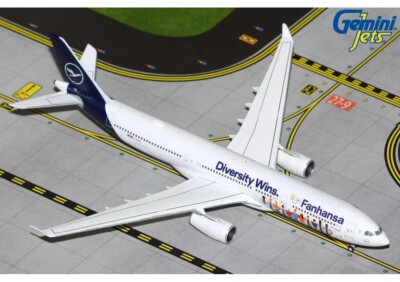 GEMINI JETS Lufthansa Airbus A330-300 D-AIKQ Fanhansa Diversity GJDLH2191 1:400