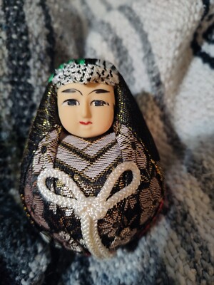 Japanese Nishiki Darhma Doll Lucky Good Fortune
