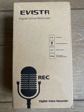 EVISTR Black L57 Mini Digital Voice Recorder Voice Activated New in sealed box