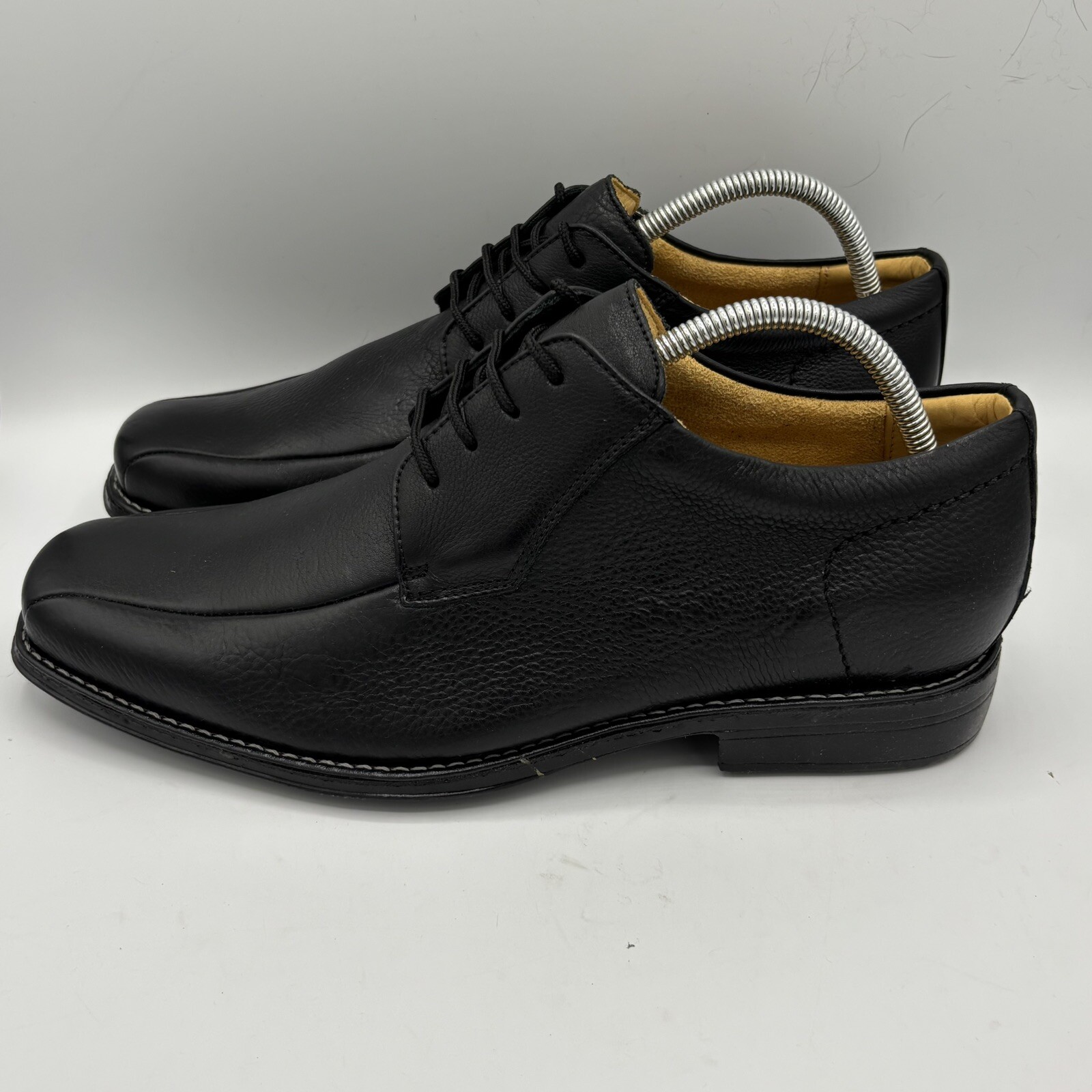 SAOLA Scarpe da bicicletta Sandro Moscoloni Belmont da uomo taglia 10 3E nere in pelle con ciottoli