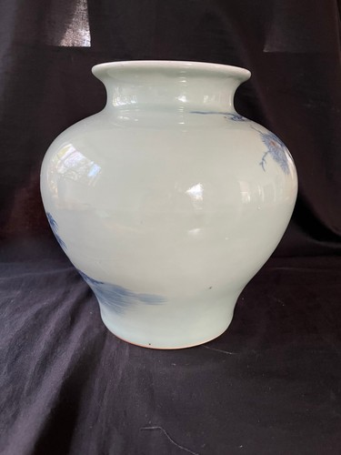 ancien vase chinois Kangxi avec fous. marque de 6 personnages - Photo 3 sur 10