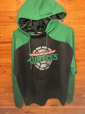 Nickelodeon Teenage Mutant Ninja Turtles Hoodie Adult SZ Medium Black Green