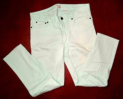 J.CREW Stretch * 7/8 JeansHose Jeans MINTGRÜN * Gr. W30