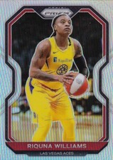 2021 Panini  Silver Prizm WNBA #38 Riquna Williams Las Vegas Aces