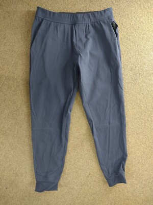 Public Rec All Day Every Day Pant Navy Nylon Stretch Elastic Waist Jogger 32x30