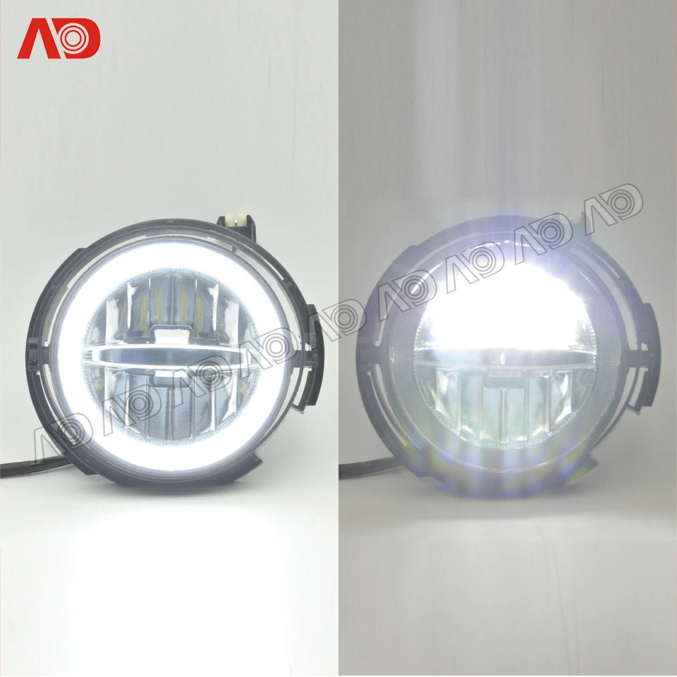 LED Fog Lights Lamps DRL Daytime Running Driving Lights For 2006-2011 Chevy HHR - Image 2 of 4