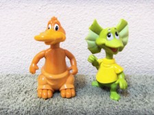 Burger King 1990 fast food pair of toys from Land Before Time