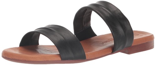 Unity in Diversity Women's Flat Sandals, Negro, 6.5-7