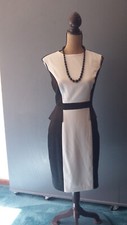Now $15!! SALE!! NWT LONDON TIMES  SIZE 8 Black and White Color Block dres