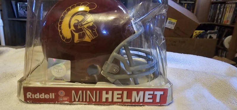 USC mini Football Hemet Riddell Mike Garrett Heisman 1965 