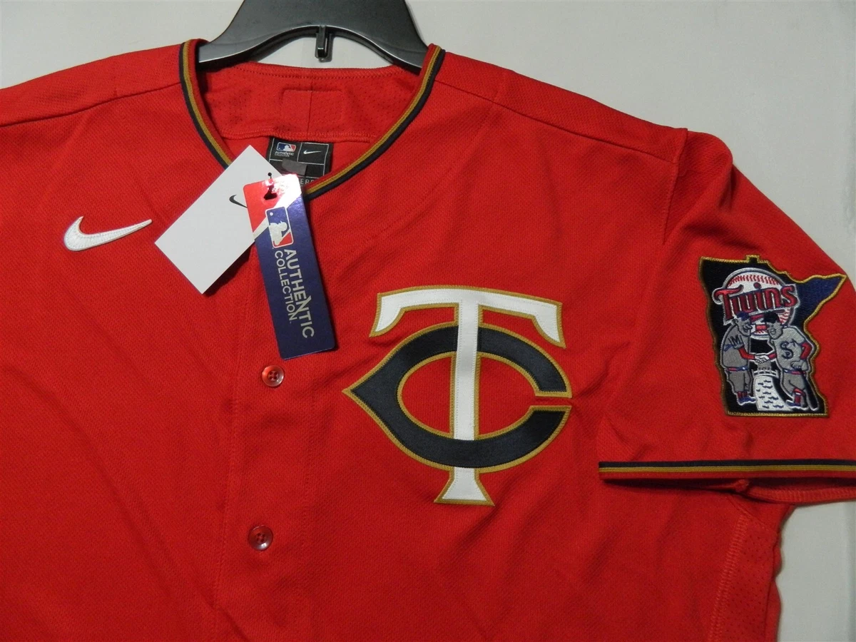 Minnesota Twins Nike Alternate Authentic Team Jersey - Red