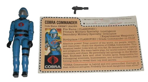 G.I. Joe E-12 Cobra H.I.S.S. Cobra Vintage Figure Hasbro Takara