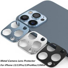 For iPhone 17 16 15 14 13 12 Pro Max Metal Tempered Glass Camera Lens Protector