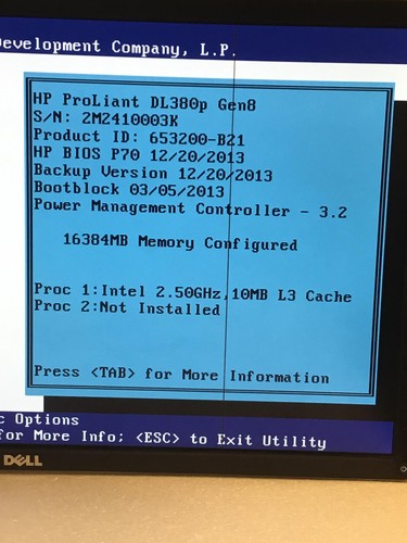 HP ProLiant DL380P Gen8 Server w/ Intel Xeon E5-2690 V2 2.50Ghz, 16GB RAM WORKS - Photo 16/17