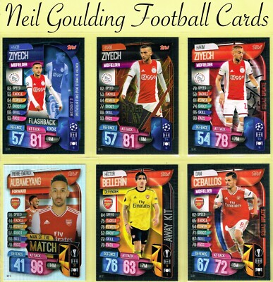 Topps Match Attax Extra 2019-20   UEFA CHAMPIONS LEAGUE   Karten (Clubs A bis E)