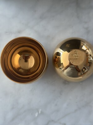 NIB. Pierre Forssell Skultuna Set of 2 Gold Plated Brass Cups | eBay