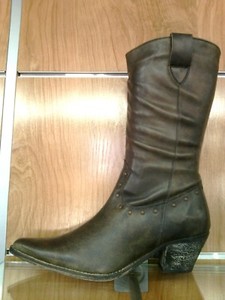 Botas cowboy piel marrones con tacón cubano varias tallas nuevas mujer  ESPAÑOL | eBay