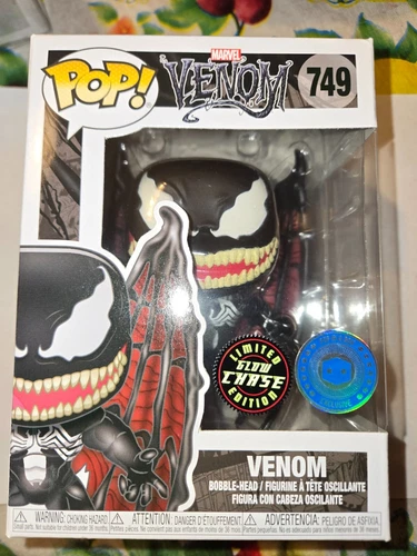 Funko Pop! Marvel Venom #749 Winged Venom CHASE GITD Glow Pop in a Box Exclusive