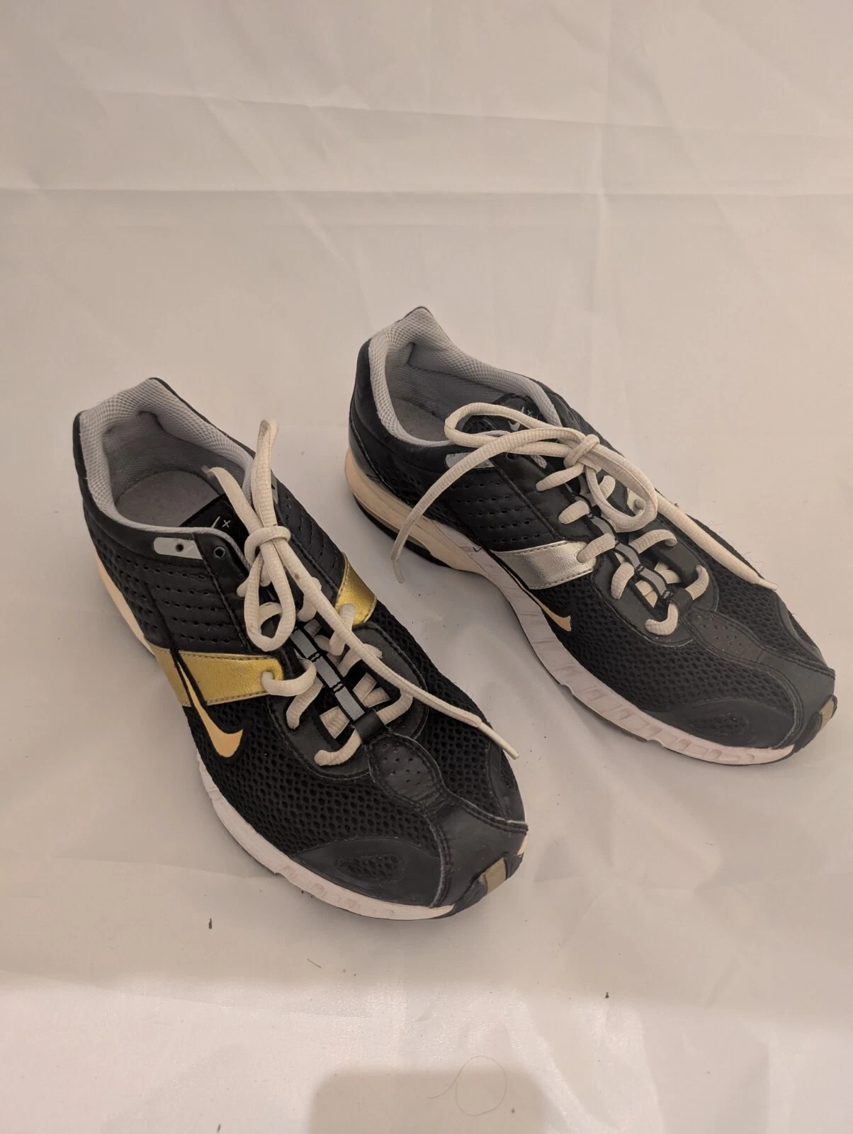 Scarpe da corsa Nike Air Miler Walk donna nere bianche da passeggio taglia 8