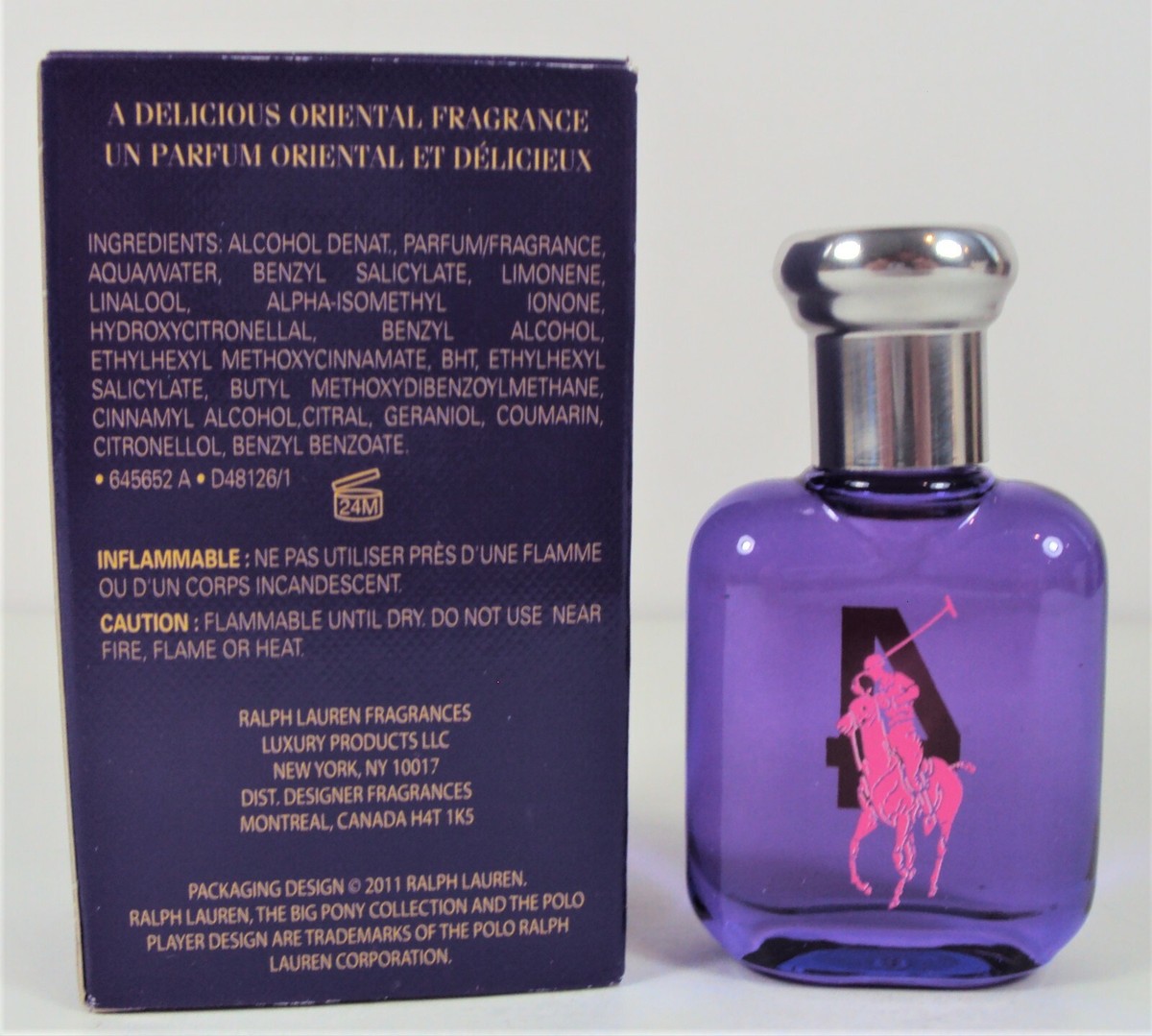 Ralph Lauren Women The Big Pony Collection #4 EDT 0.5 oz Splash 