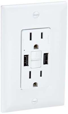 Legrand Radiant 1597TRUSBAAW 15 Amp GFCI Self Test Tamper Resistant Decorator...