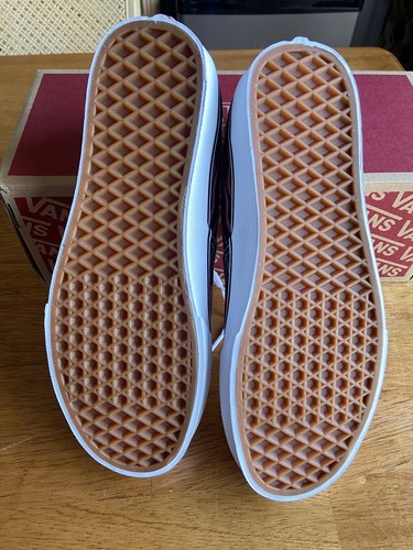 Vans Authentic Flames Black & White, Size 8.5 Men’s NEVER WORN,BRAND NEW w/ Box - Picture 7 of 11