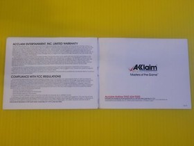 Double Dragon II The Revenge 2 NES Nintendo Instruction Manual Only