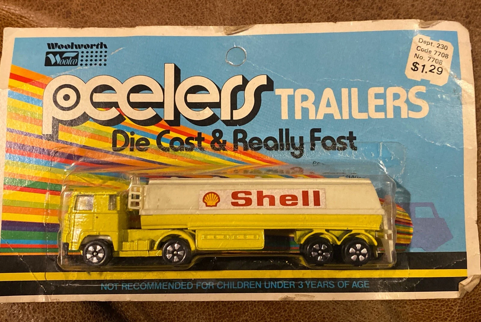 Vintage Peelers Playart Diecast Shell Tanker NIB