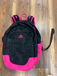 dark pink adidas backpack