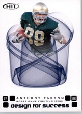 2006 Sage Hit Dress For Success #D-53 Anthony Fasano - Notre Dame