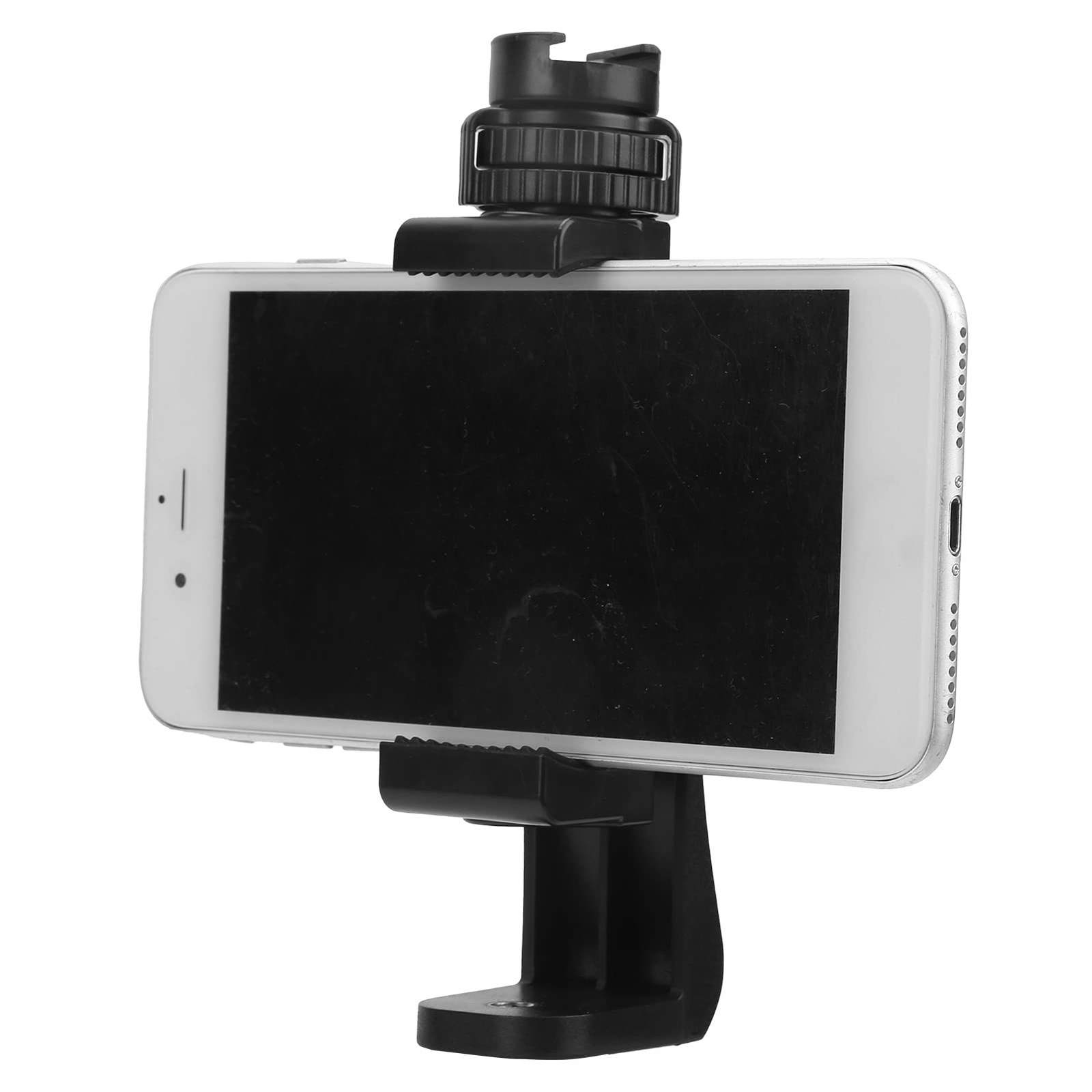 HAOX Phone Tripod Clip, Vertical/Horizontal Extensible Phone Tripod Mount Ada...