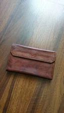 Giudi Genuine Leather Wallet, Brown Vintage Made in Italy