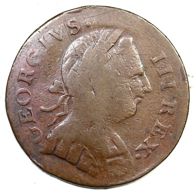 1774 8-74A R-4 Machin's Mills Colonial Copper Coin | eBay
