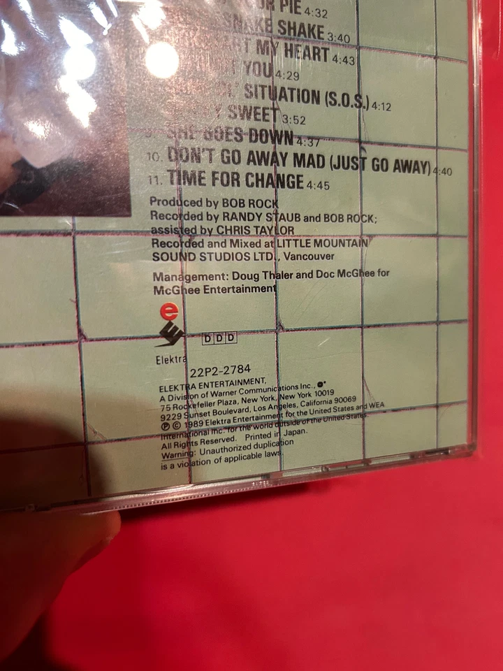 Motley Crue – Dr. Feelgood JAPAN EDITION RELEASE CD  22P2-2784 Foto 3 de 3