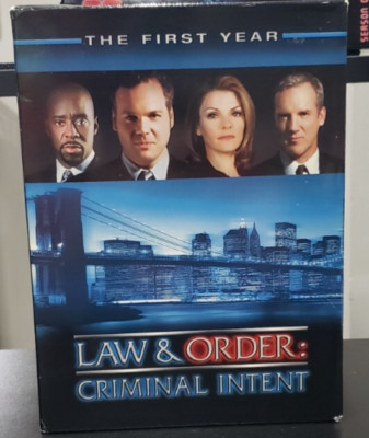 Law  Order: Criminal Intent - The First Year (DVD, 2003, 6-Disc Set) Discs VGC